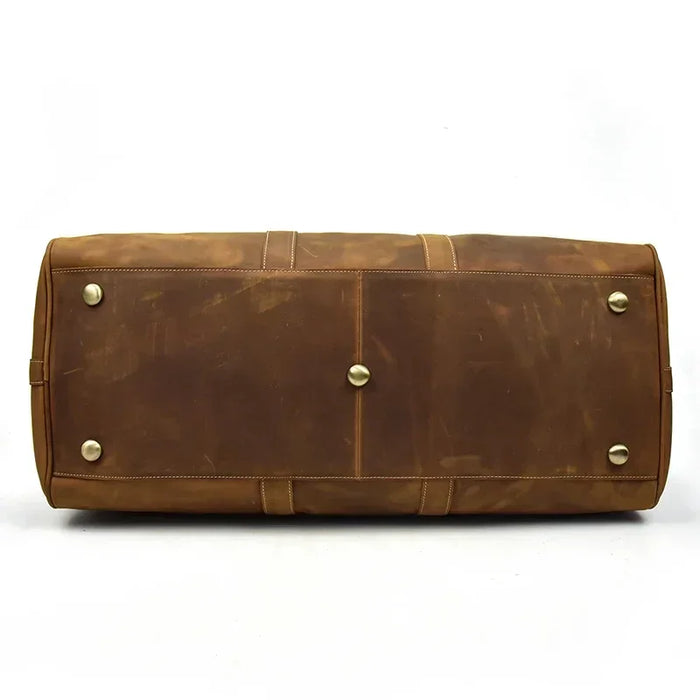 Crazy Horse Leather Travel Duffel Bag