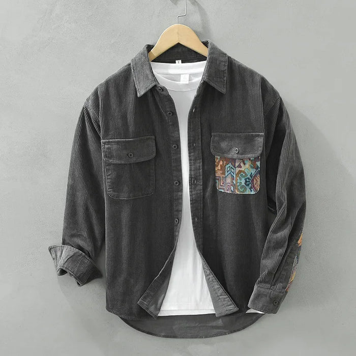Japanese Style Retro Long Sleeve Shirt